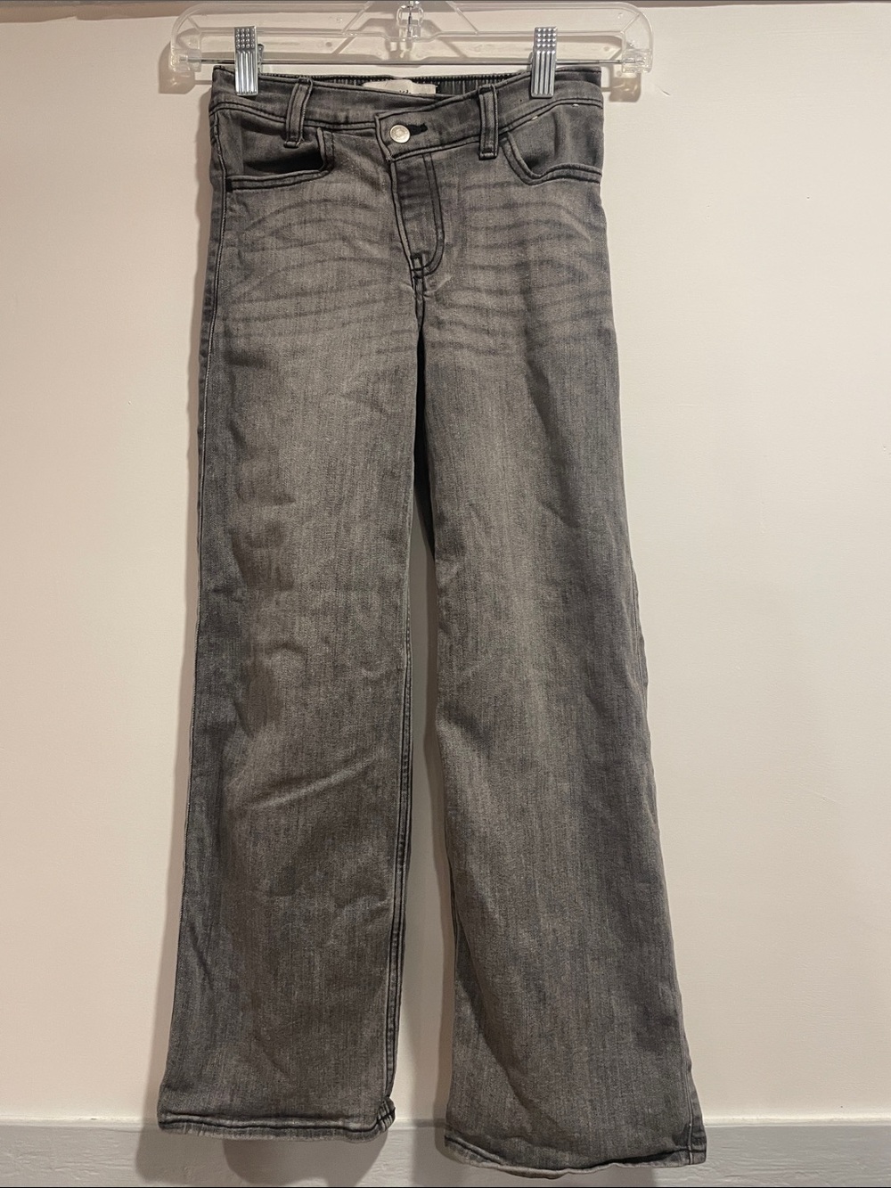 abercrombie kids Gray Bootcut Jeans